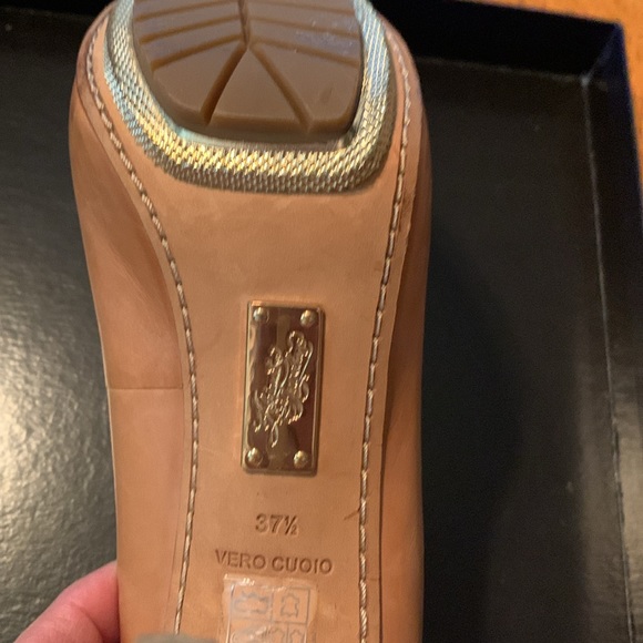 Alejandro Ingelmo Italian, tan leather platfrom heels. - Picture 4 of 8